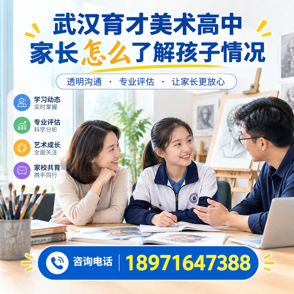 在武汉育才美术高中,家长应如何掌握孩子的学习动向