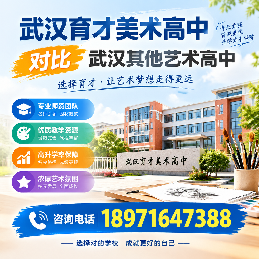 如何选择适合的艺术高中？武汉育才美术高中分析