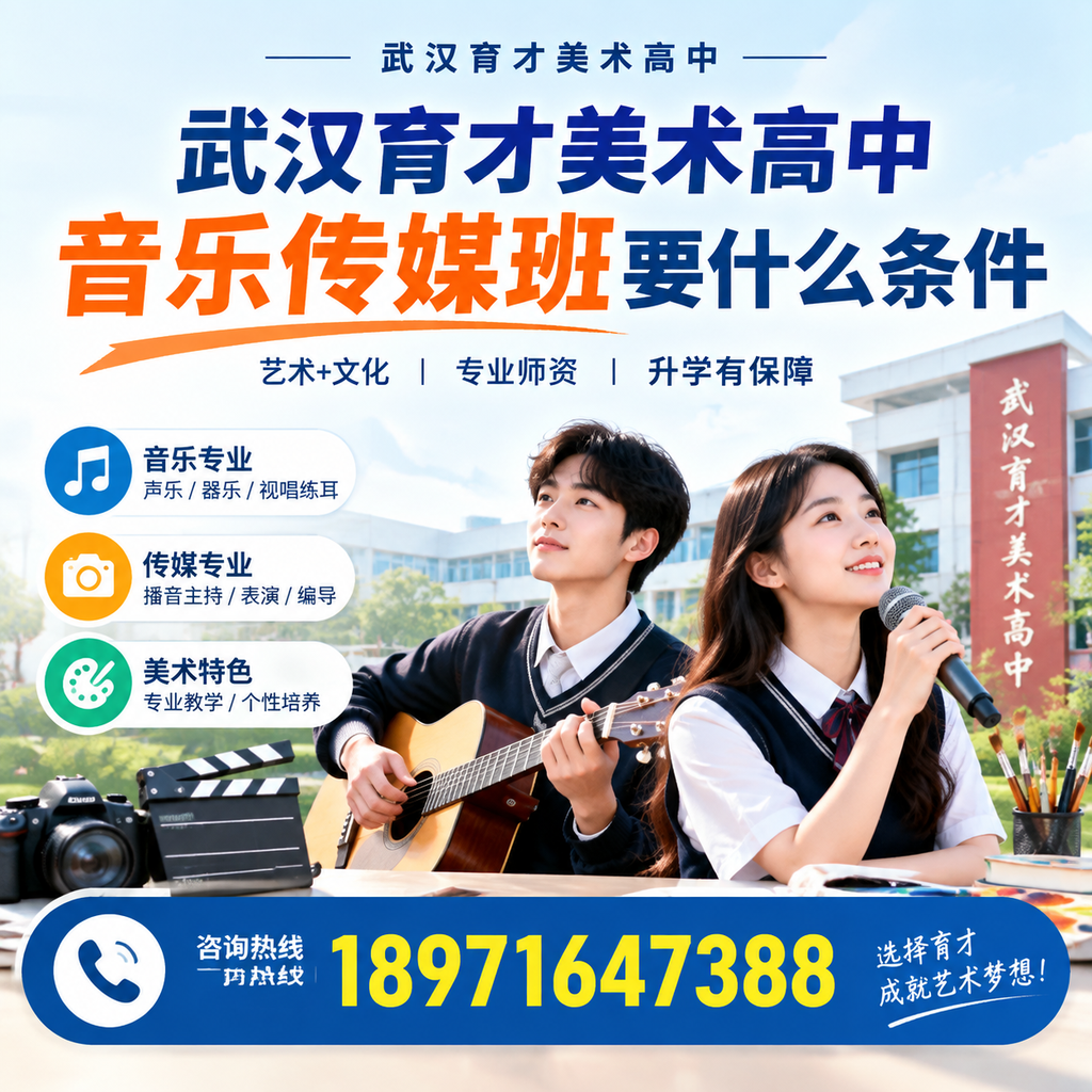 选择武汉育才美术高中音乐传媒班的正确指南