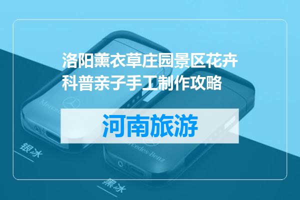 洛阳薰衣草庄园景区花卉科普亲子手工制作攻略