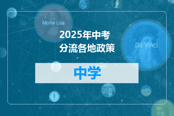 2025年中考分流各地政策